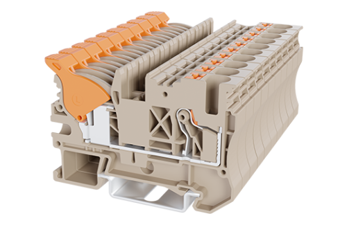 Клеммная колодка на DIN-рейку DPH6-DP