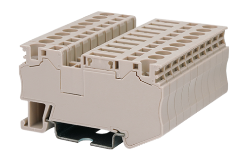 Клеммная колодка на DIN-рейку AK4-T