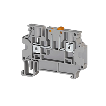 304380, Клеммник AVK 4A 2-х выводной с размыкателем, 4 мм2,;