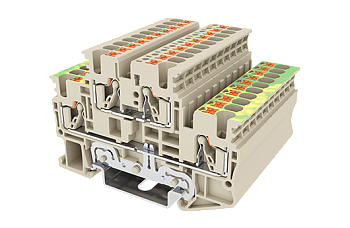 Клеммная колодка на DIN-рейку DPP2.5N-L2PE