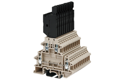 Клеммная колодка на DIN-рейку DKK4N-M