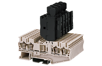 Клеммная колодка на DIN-рейку AK2.5-TR-M