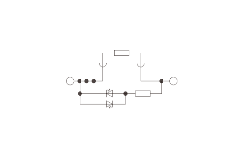 Клеммная колодка на DIN-рейку DP4N-TFULXX