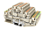 Клеммная колодка на DIN-рейку DP2.5N-3L-L3PE