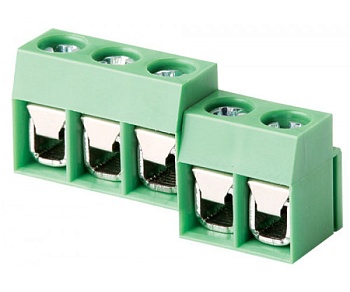 Клеммник винтовой, угловой AS126R-5.0-02P