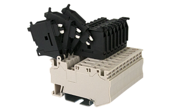 Клеммная колодка на DIN-рейку AK4-TF