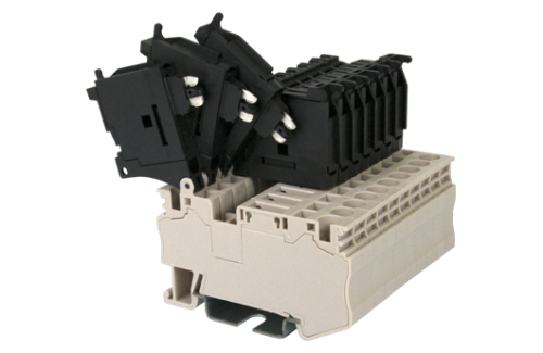 Клеммная колодка на DIN-рейку AK4-TF