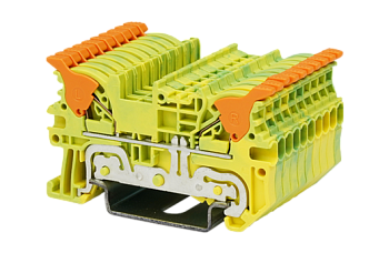 Клеммная колодка на DIN-рейку DPH1.5-PE