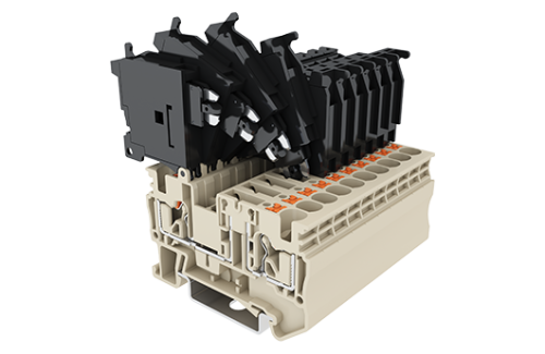 Клеммная колодка на DIN-рейку DP4N-TF