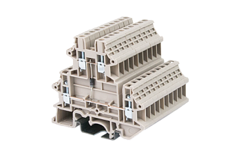 Клеммная колодка на DIN-рейку DKK2.5N-D02