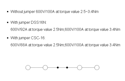 Клеммная колодка на DIN-рейку DK4NS-TG