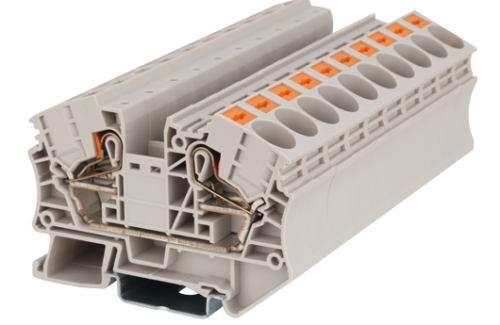 Клеммная колодка на DIN-рейку DP16