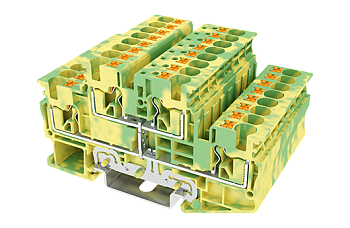 Клеммная колодка на DIN-рейку DPP4N-PE