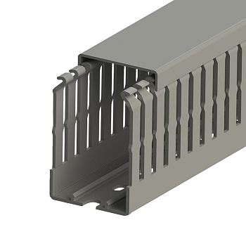 551036WS Перфорированный короб с крышкой KKC 1001 (широкая прорезь)