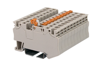 Клеммная колодка на DIN-рейку AK4-TG