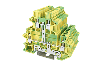 Клеммная колодка на DIN-рейку DKK2.5N-PE