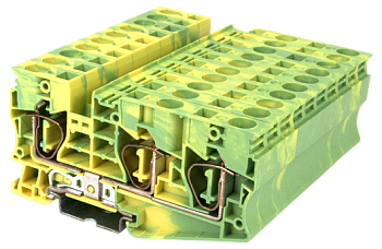 Клеммная колодка на DIN-рейку AK10-TN-PE