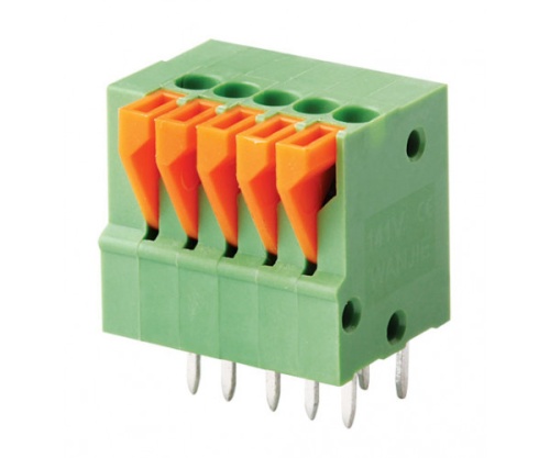 Клеммник пружинный WJ141V-2.54-10P