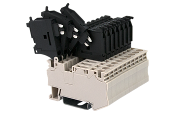 Клеммная колодка на DIN-рейку AK4-TFLXX