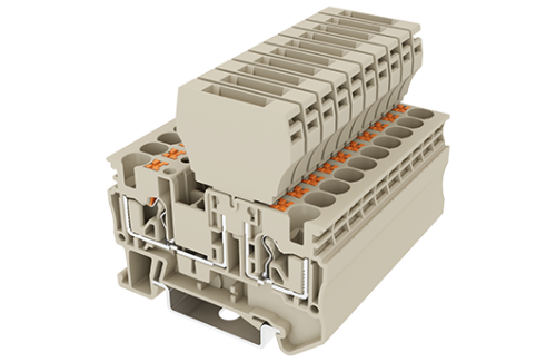 Клеммная колодка на DIN-рейку DP4N-CP