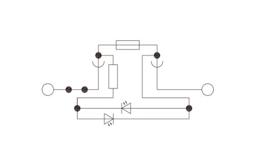 Клеммная колодка на DIN-рейку DP4N-TULXX