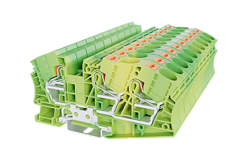 Клеммная колодка на DIN-рейку DP16-TN-PE