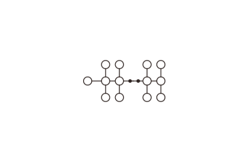 Клеммная колодка на DIN-рейку DKD35-P002