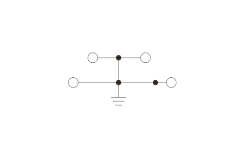 Клеммная колодка на DIN-рейку DKK2.5N-PE