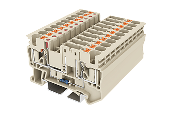 Клеммная колодка на DIN-рейку DP4N-TFULXX