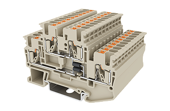 Клеммная колодка на DIN-рейку DPP2.5N-D03