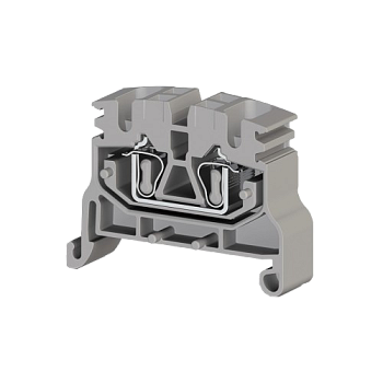 306499, Миниклеммник пружинный на монт.плату, 2,5 мм.кв. (серый); MYKR 2,5C (упак 100 шт)