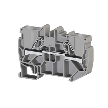 307139, Клеммник пружинный быстрозажимной (Push in), 10 мм.кв. (серый); PYK10 (упак 50 шт)