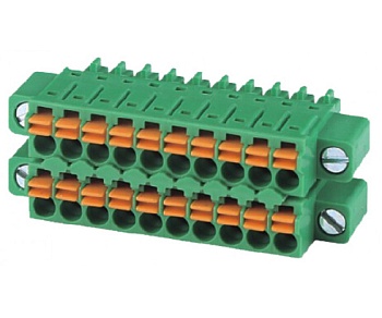 Клеммник разъемный на провод AS15EDGKNM-B-3.5-2x02P