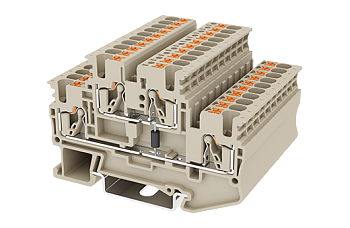 Клеммная колодка на DIN-рейку DPP2.5N-D01