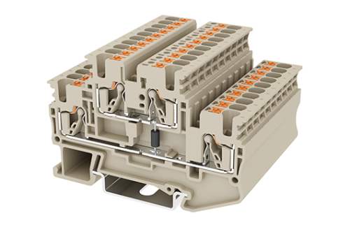 Клеммная колодка на DIN-рейку DPP2.5N-D01