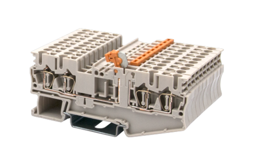 Клеммная колодка на DIN-рейку AK2.5-TR-TG