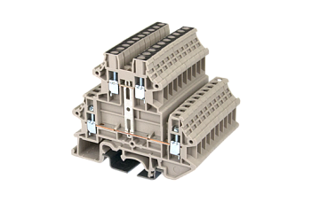 Клеммная колодка на DIN-рейку DKK2.5N-PV