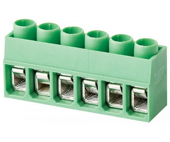 Клеммник винтовой, угловой AS167R-5.0-05P