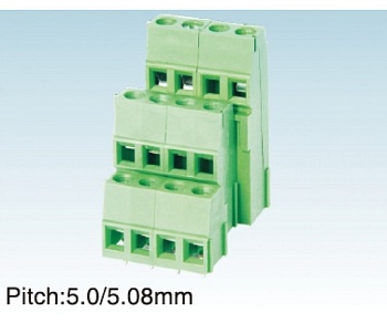 Клеммник винтовой, трехуровневый ASE3K508A-5.08-3x02P