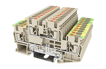 Клеммная колодка на DIN-рейку DPP4N-L2PE