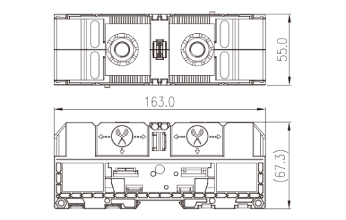 Клеммная колодка на шпильке DKM240