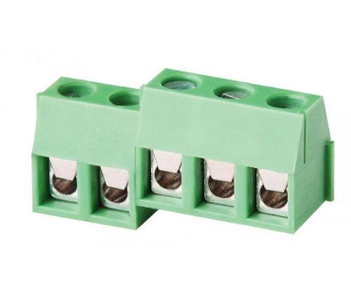 Клеммник винтовой, угловой WJ396R-3.96-02P