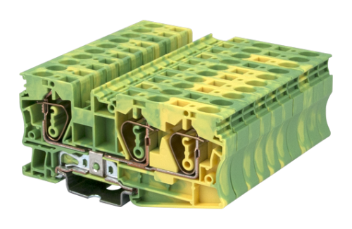 Клеммная колодка на DIN-рейку AK6-TN-PE