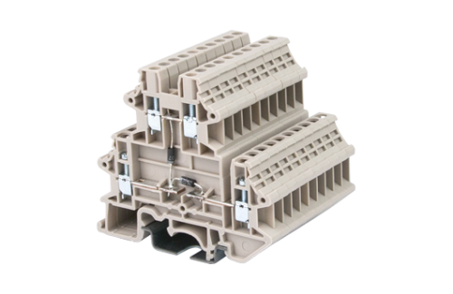 Клеммная колодка на DIN-рейку DKK2.5N-D04