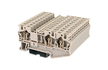 Клеммная колодка на DIN-рейку AK4-TN