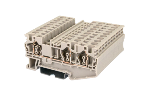 Клеммная колодка на DIN-рейку AK4-TN