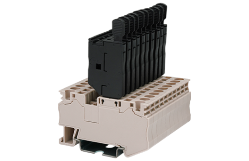 Клеммная колодка на DIN-рейку AK4-M