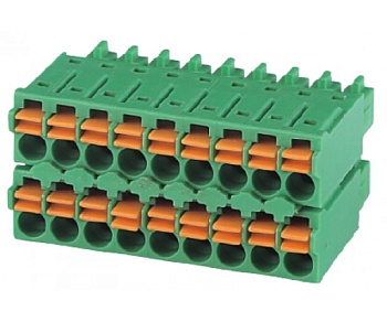 Клеммник разъемный на провод WJ15EDGKN-B-3.5-2x02P