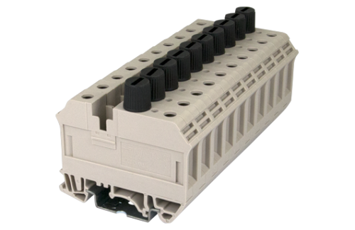 Клеммная колодка на DIN-рейку DK10-TF