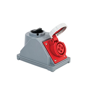 Настенный разъем с переключателем 406685V